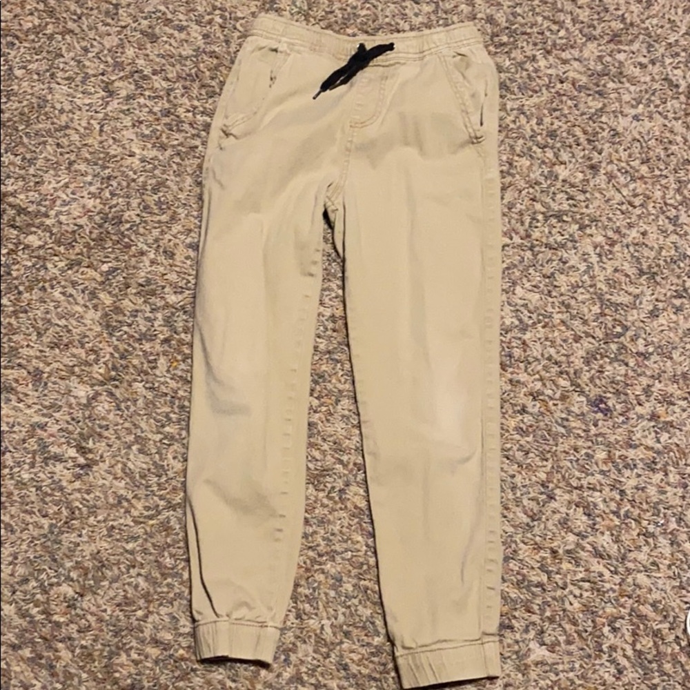Khaki boys joggers